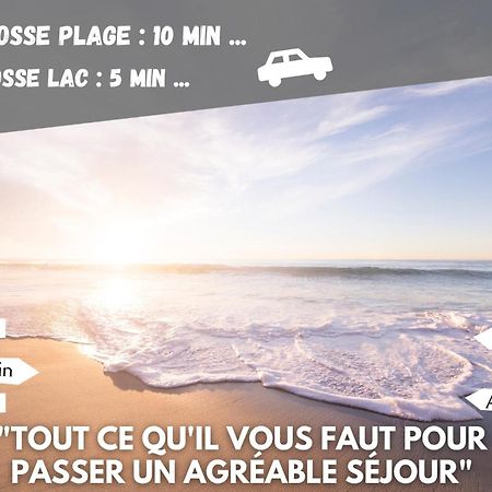 Ravissante Maison Cosy 4* Biscarrosse Proche Lac ภายนอก รูปภาพ